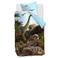 Beddinghouse kids katoenen dekbedovertrek dino 1 persoons (140x200 cm)