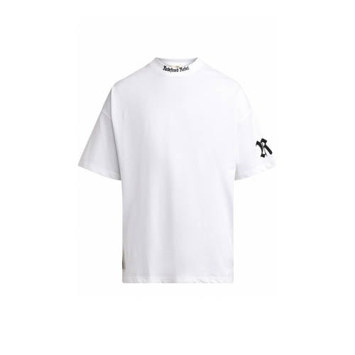 Redefined Rebel T-shirt RROtis Tee met printopdruk white