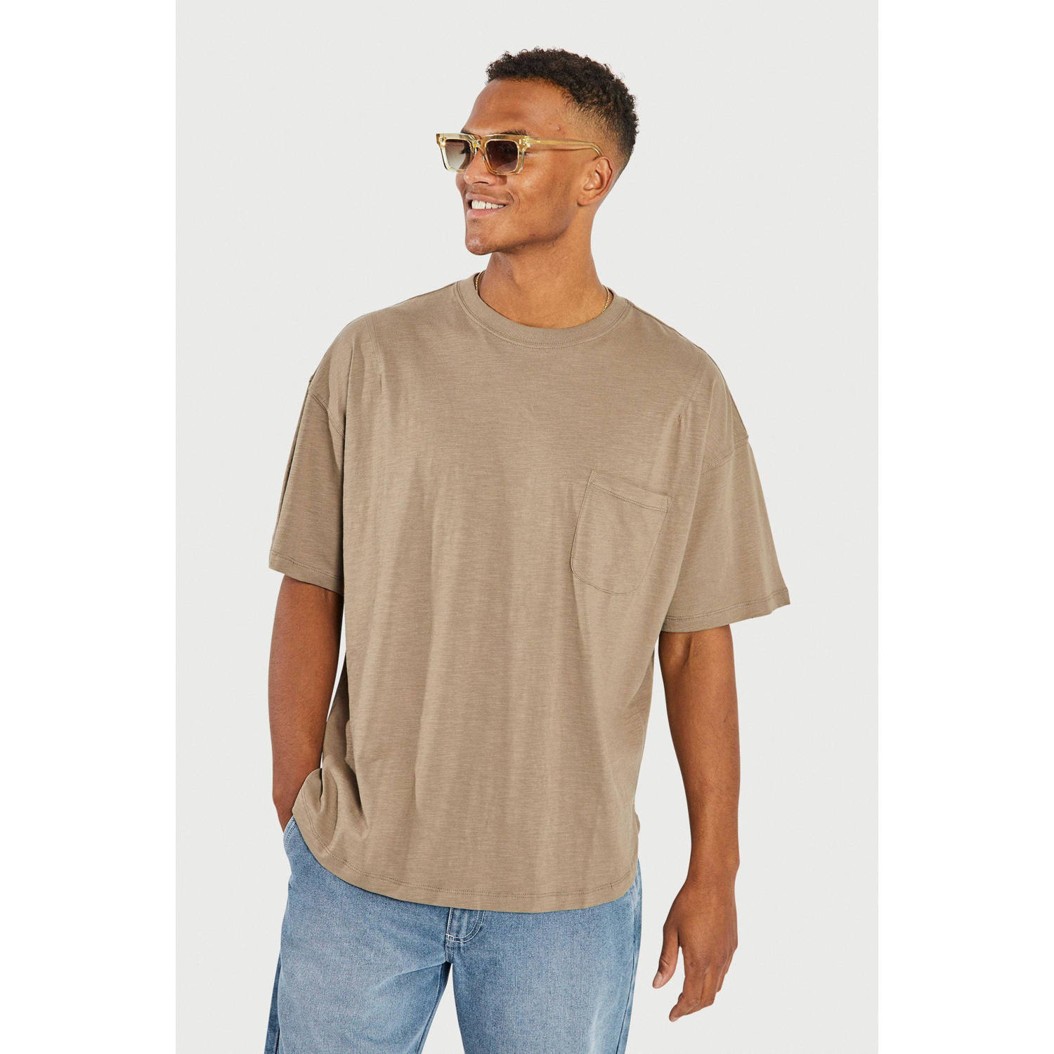 Redefined Rebel oversized T-shirt RRToke Tee walnut