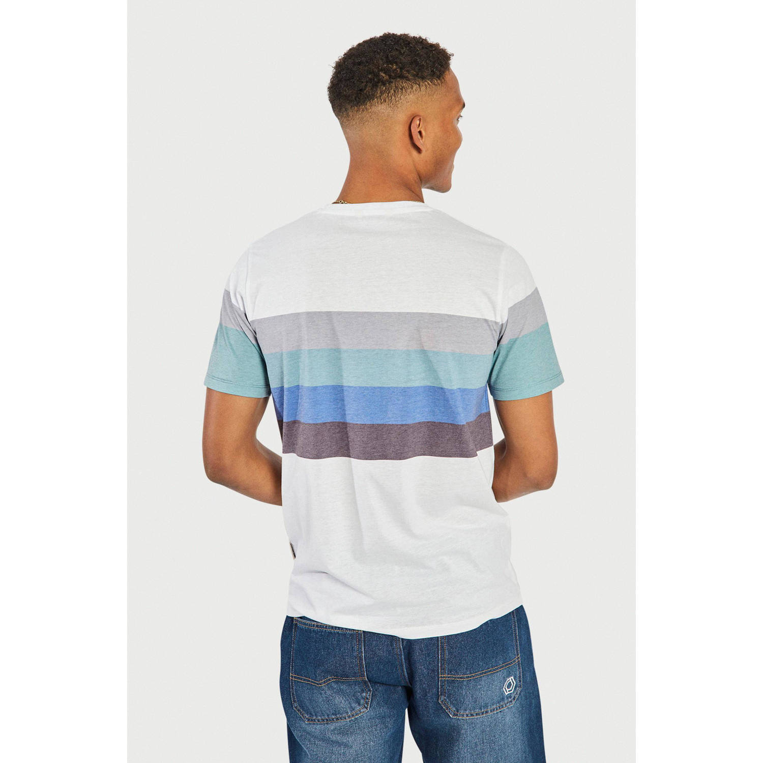 Redefined Rebel gestreept T-shirt RRNoel