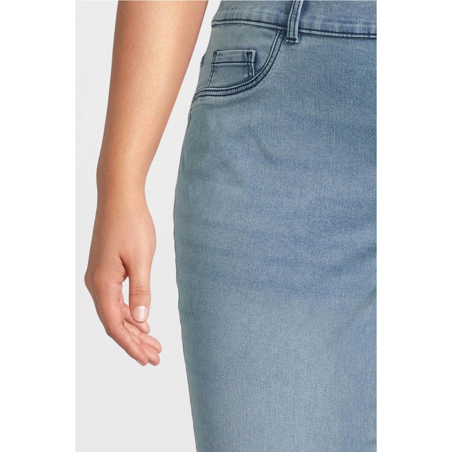 GREAT LOOKS high rise jegging lichtblauw