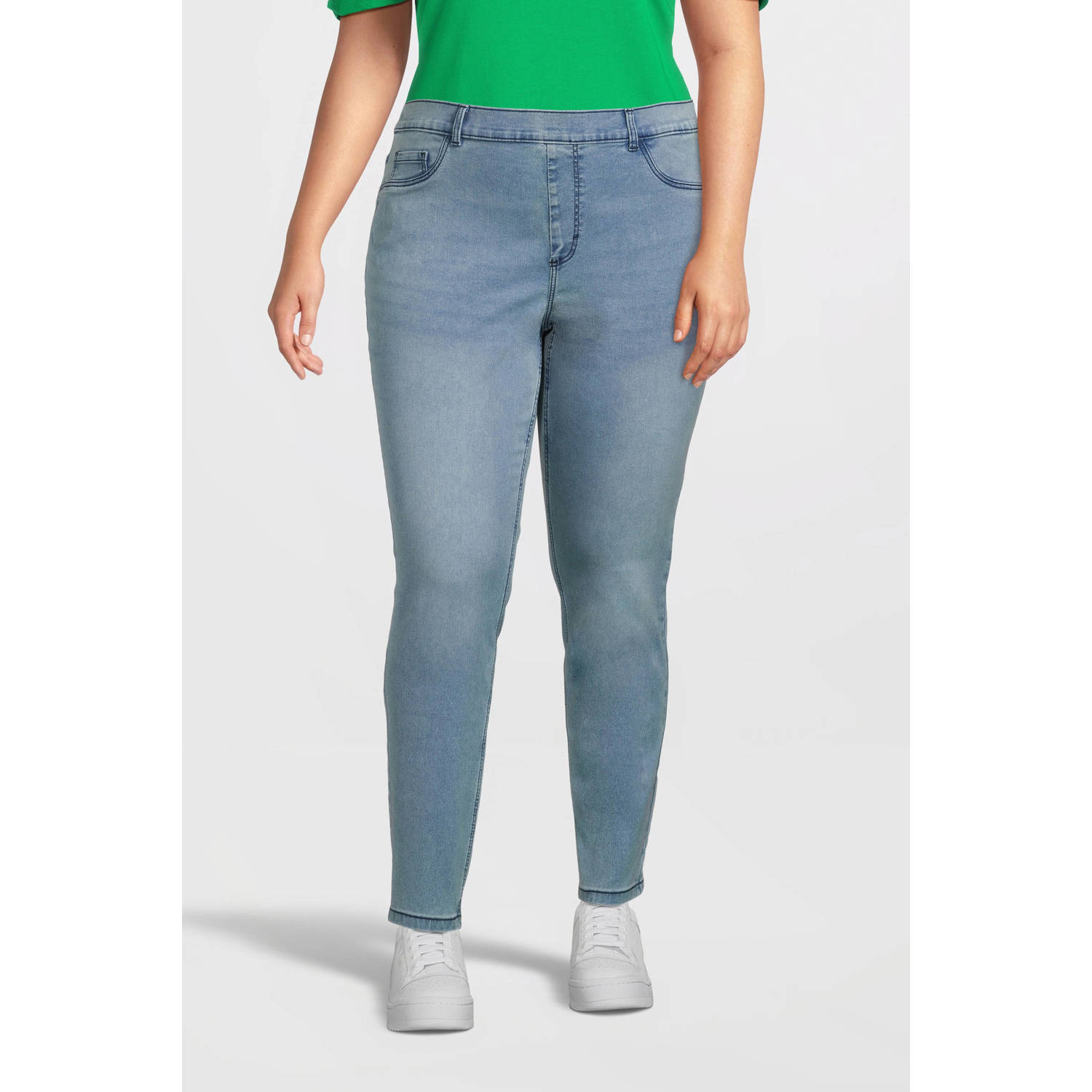 GREAT LOOKS high rise jegging lichtblauw