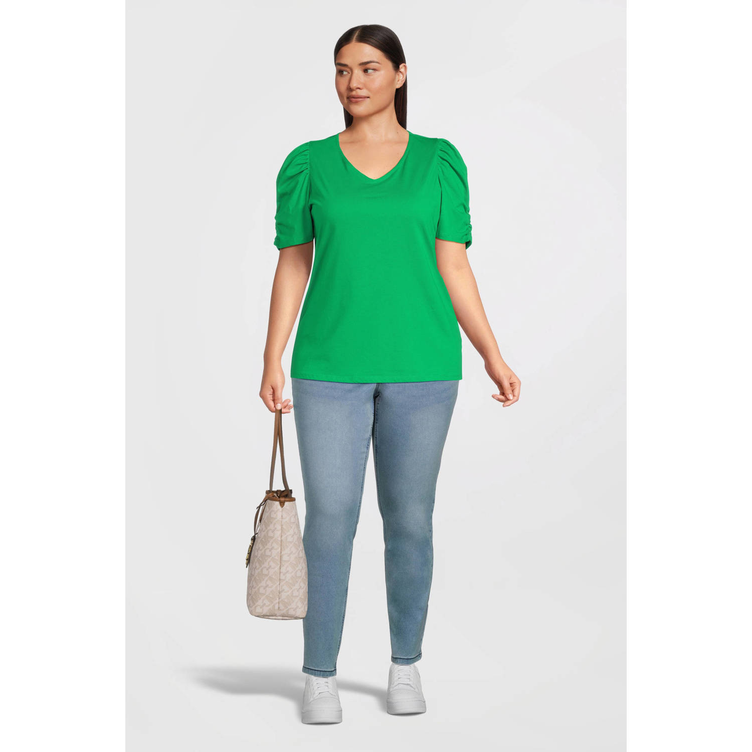 GREAT LOOKS high rise jegging lichtblauw