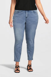 thumbnail: GREAT LOOKS high rise skinny crop jeans lichtblauw