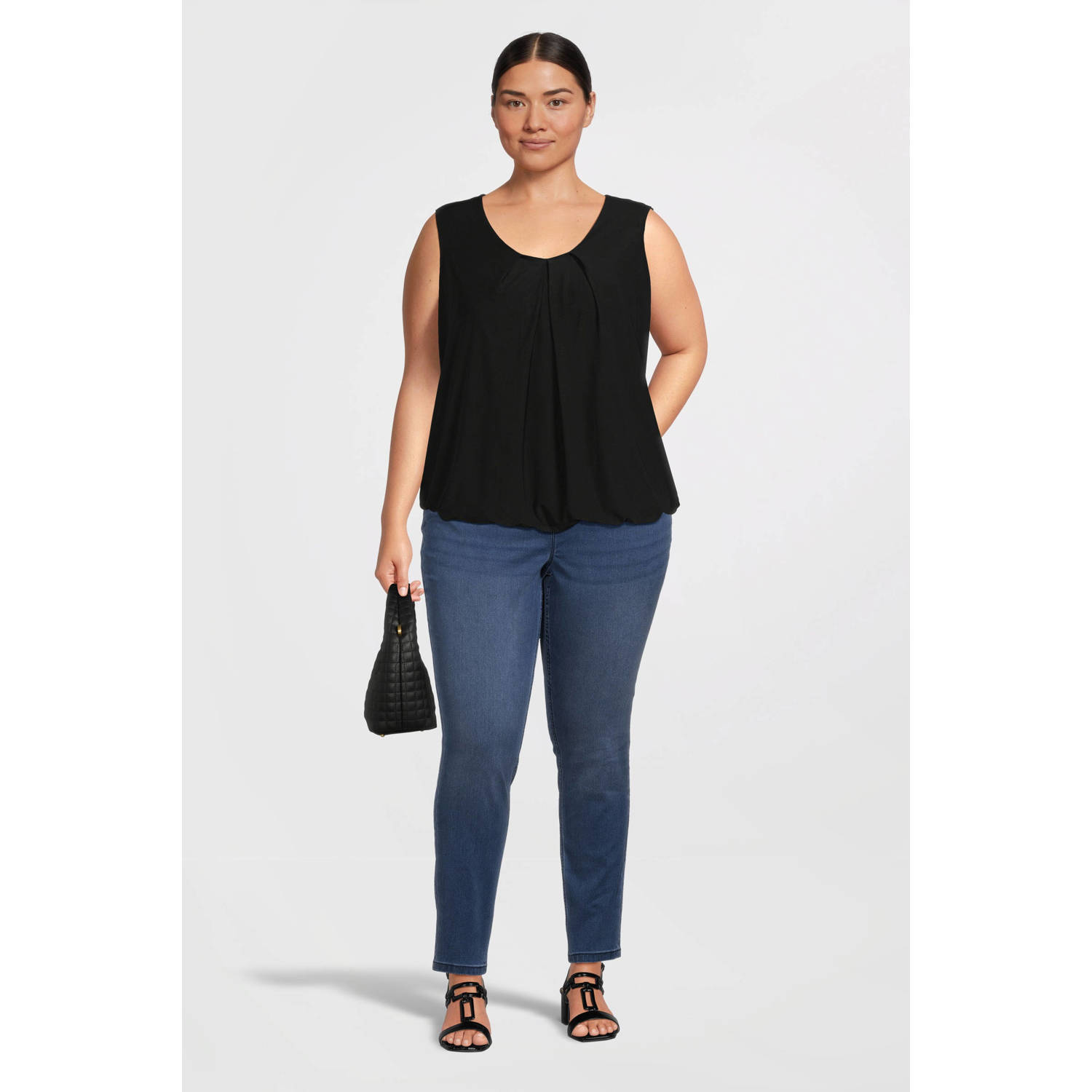 GREAT LOOKS High rise jegging blauw