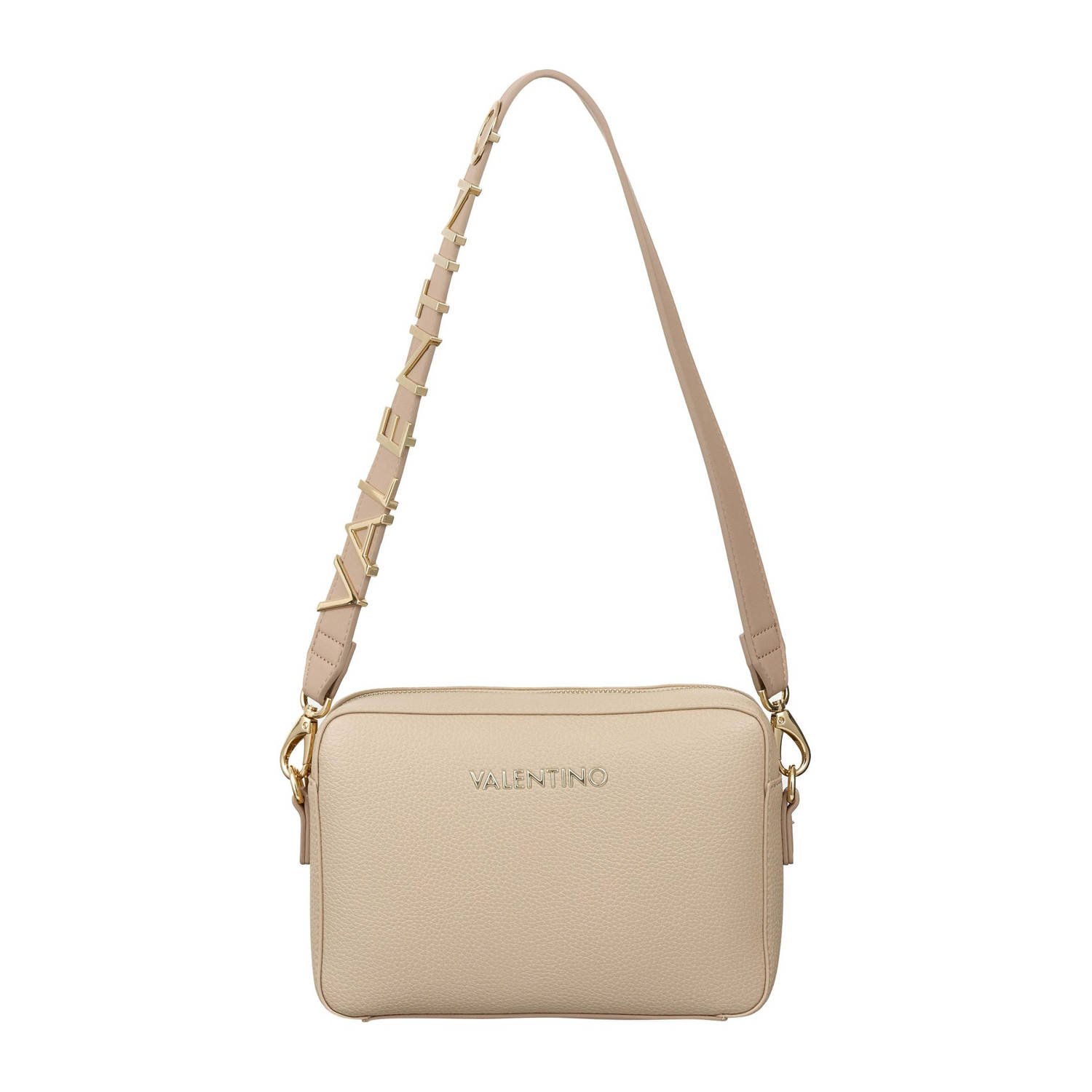 Valentino by Mario Valentino Stijlvolle Crossbody Tas Beige Dames