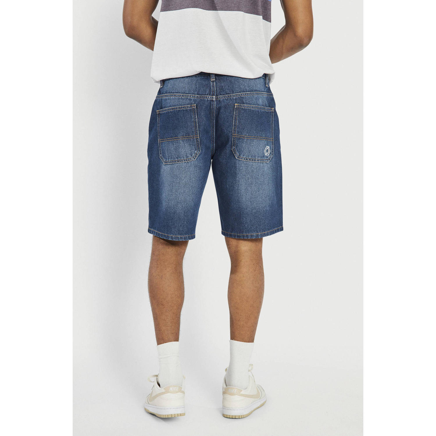 Redefined Rebel loose fit short RRAsher blauw