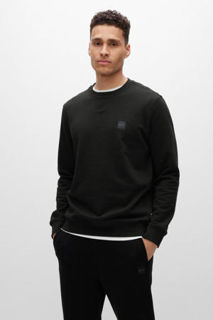 sweater Westart met logo black