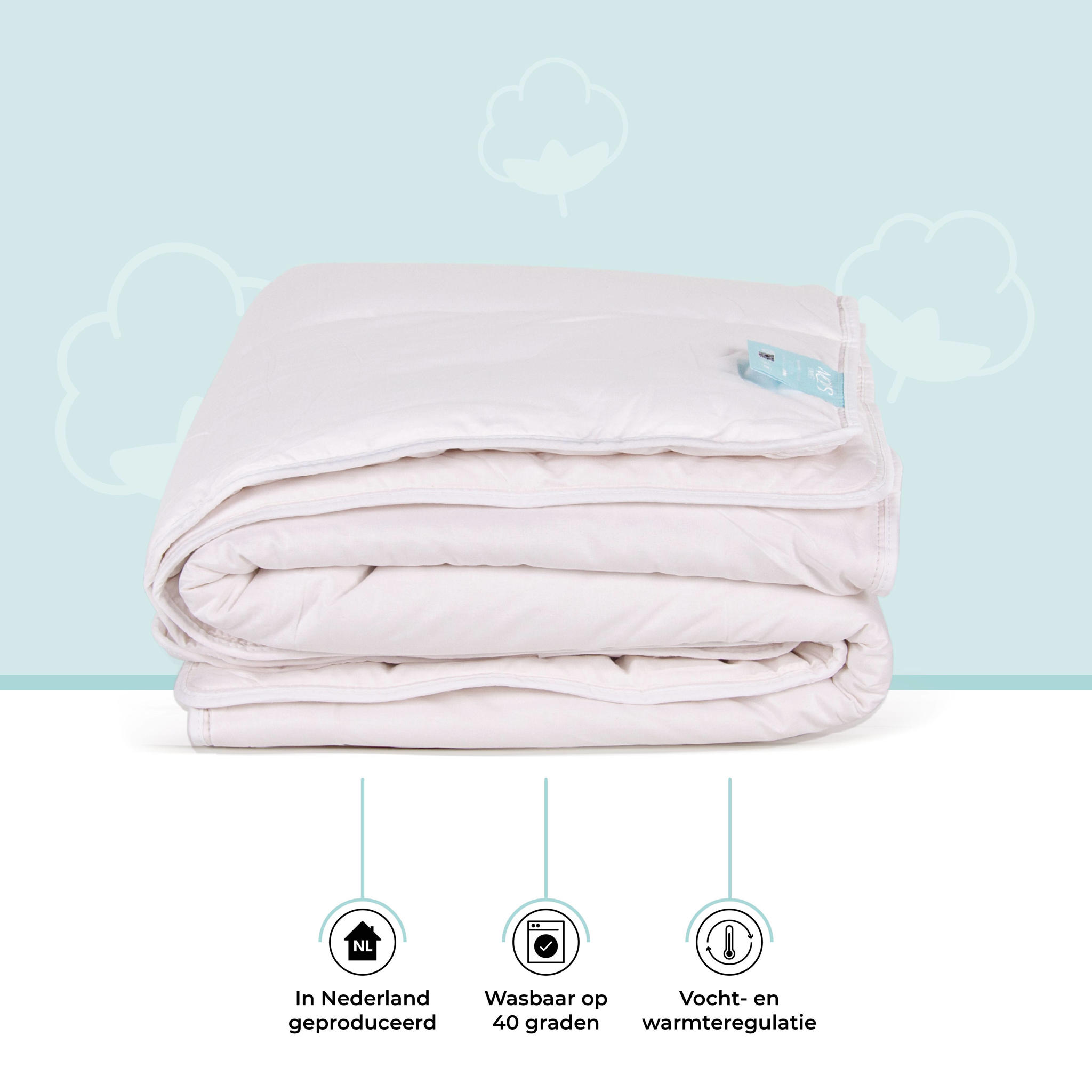 NOUS Kids katoenen Enkel dekbed dekbed peuter - Afbeelding 2