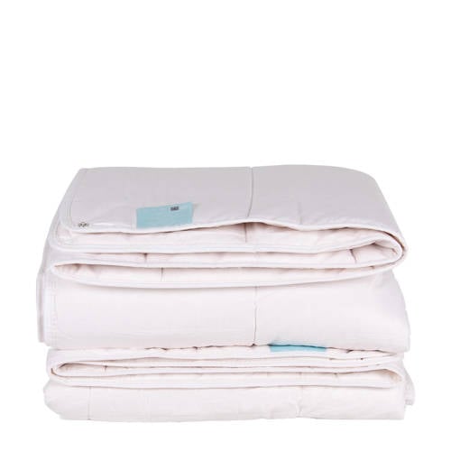 NOUS Living katoenen 4-seizoenen kinderdekbed (120x150 cm) - Wit