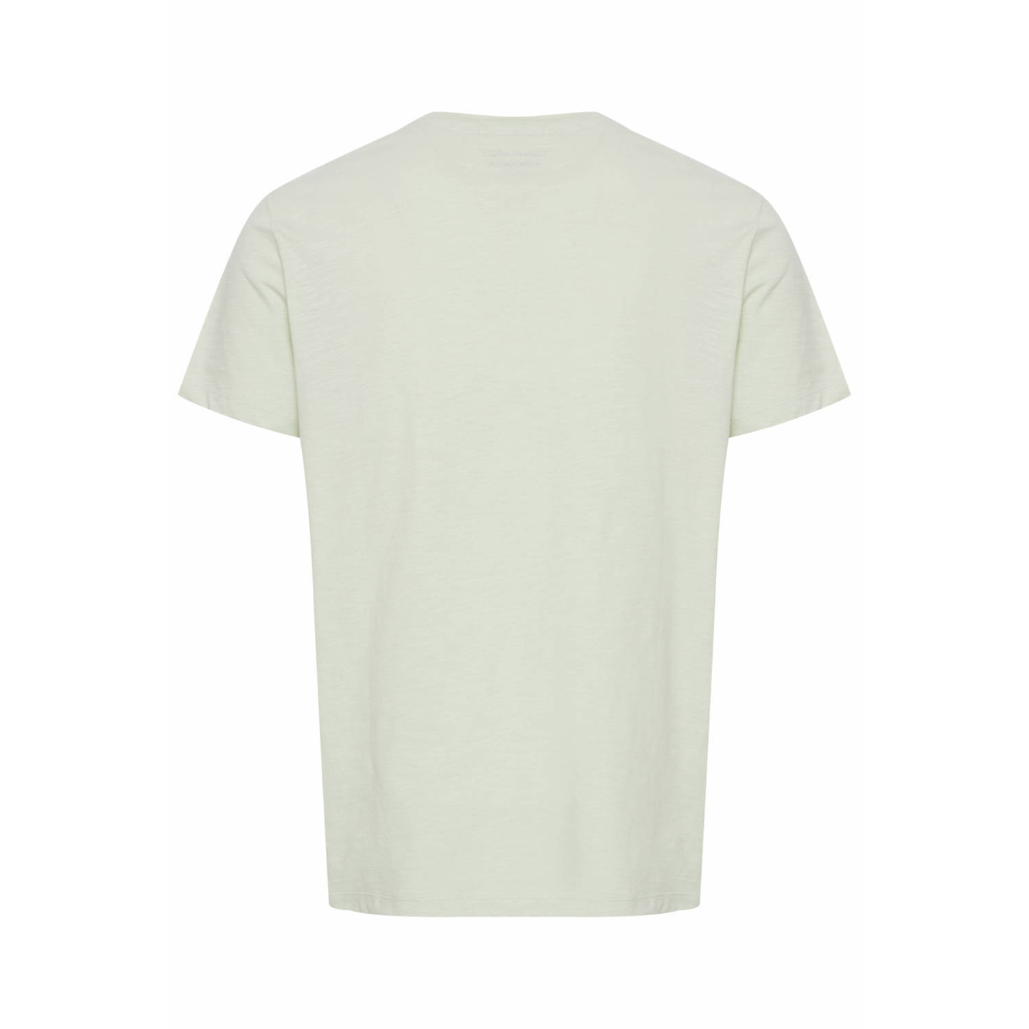 Blend regular fit T-shirt met printopdruk lichtgroen