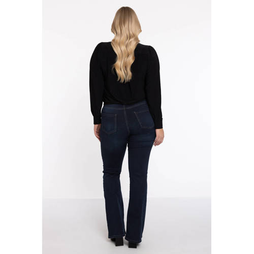 YOEK gebloemde blouse zwart afbeelding