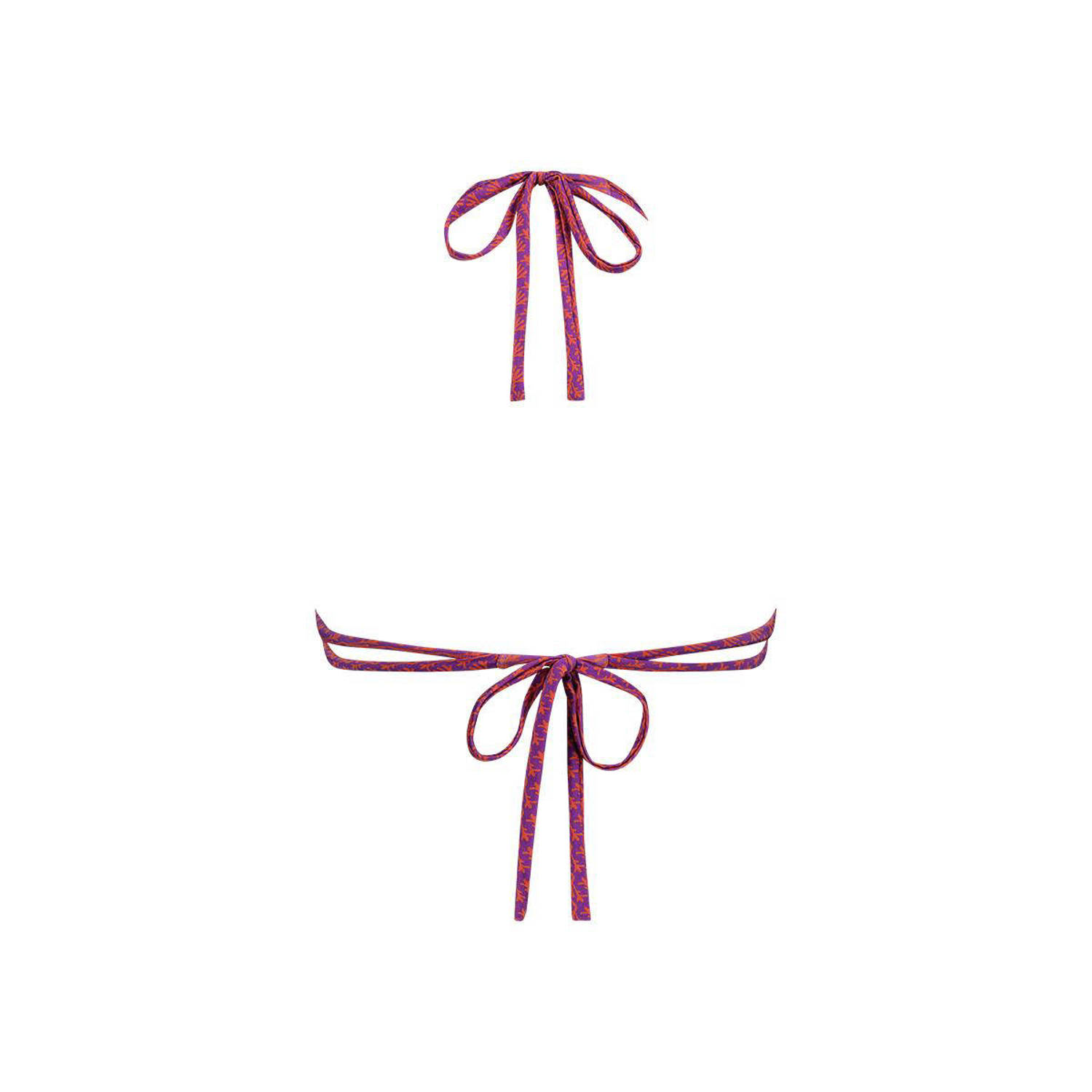 ten Cate Beach TC WOW voorgevormde triangel bikinitop paars rood
