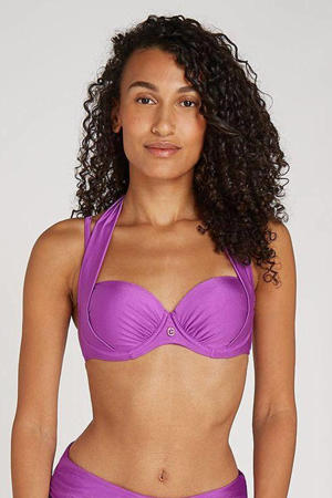 voorgevormde beugel bikinitop fuchsia