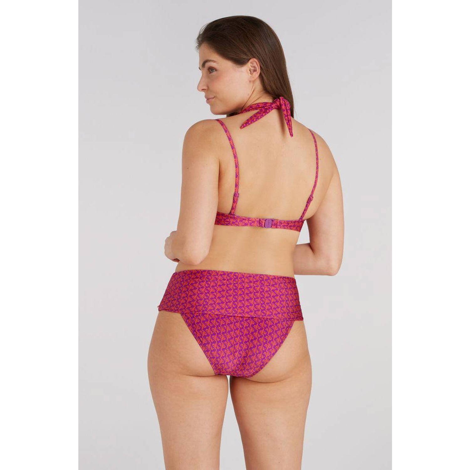 ten Cate Beach TC WOW voorgevormde beugel bikinitop paars rood