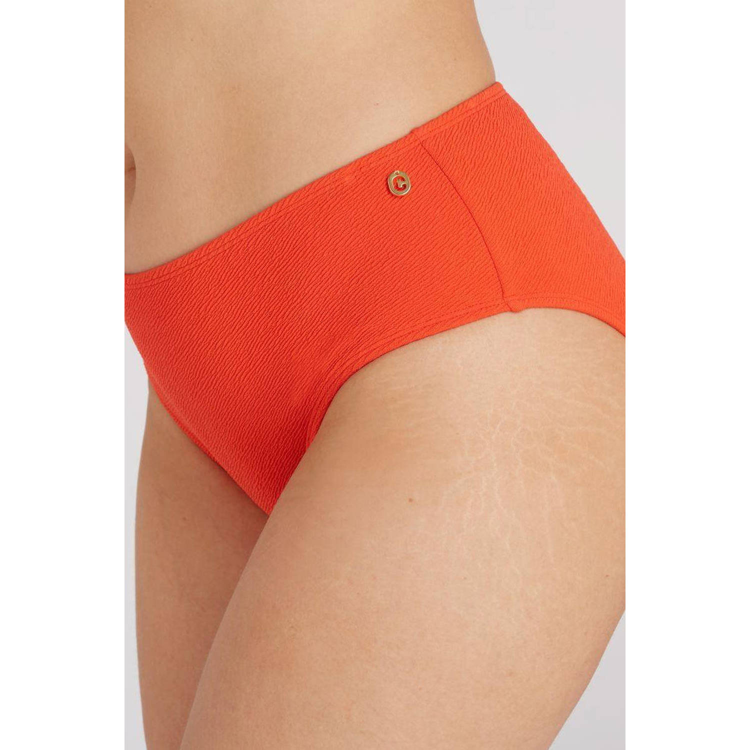 ten Cate Beach TC WOW bikinibroekje met textuur rood