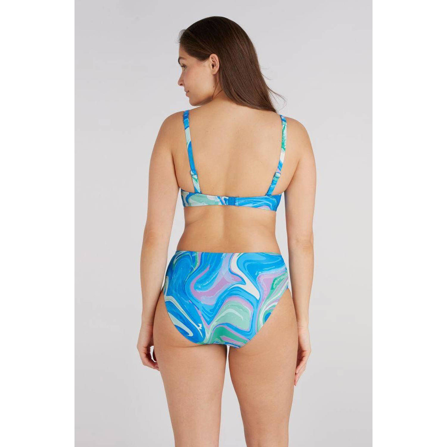 ten Cate Beach TC WOW bikinibroekje blauw groen roze