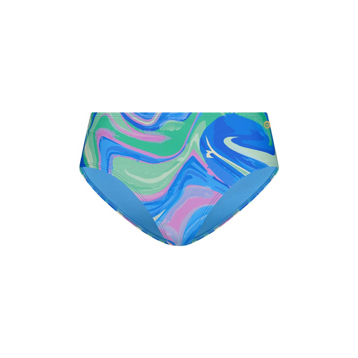 Ten Cate Beach TC WOW bikinibroekje blauw groen roze