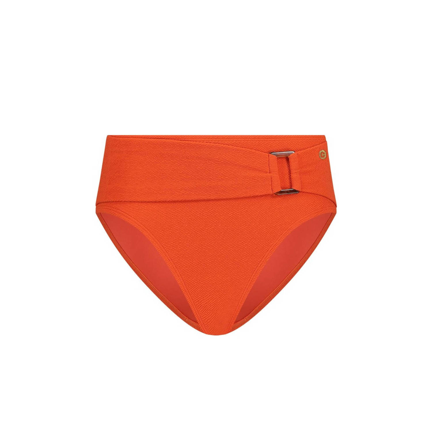 Ten Cate Beach TC WOW high waist bikinibroekje met textuur rood