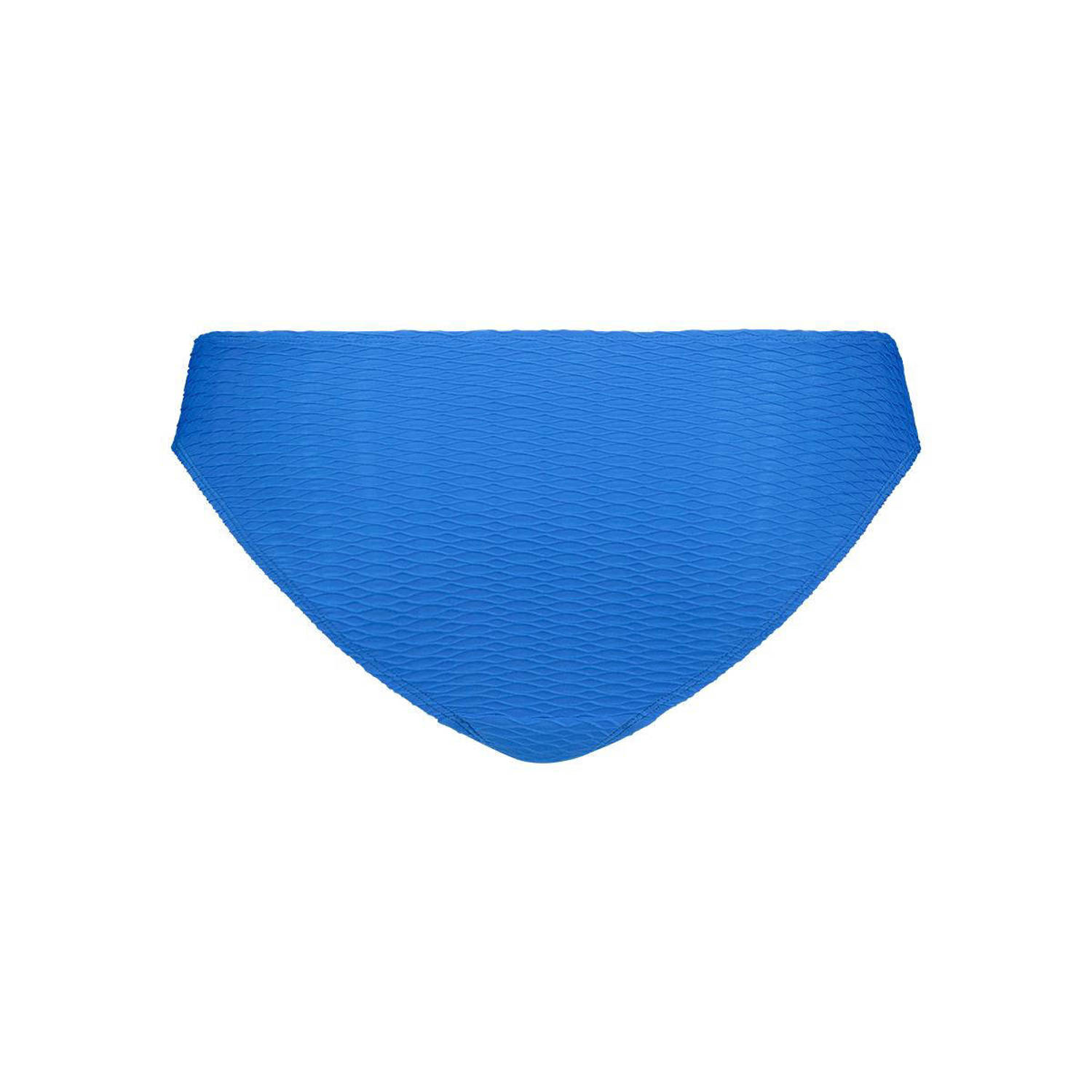 ten Cate Beach TC WOW bikinibroekje met textuur blauw