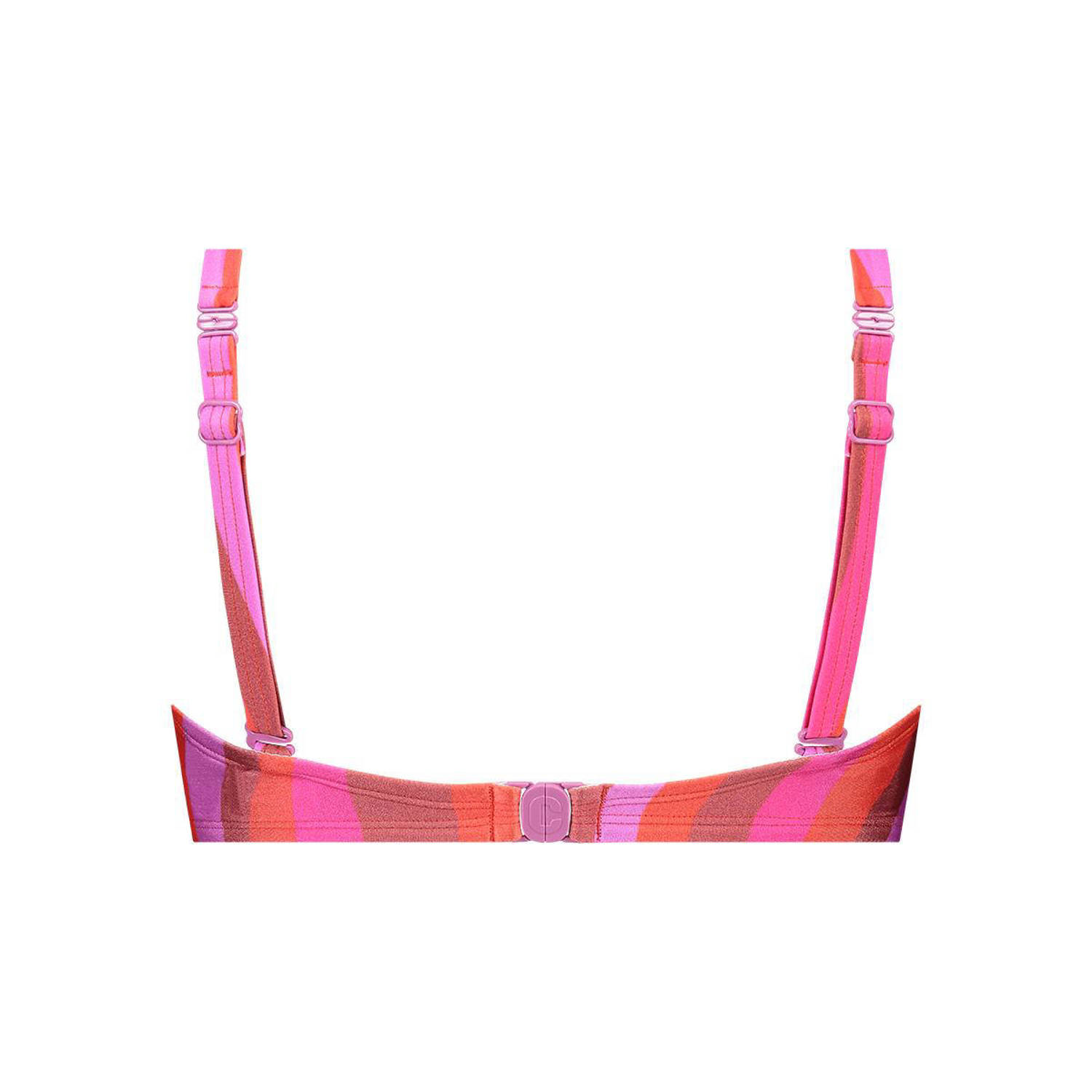 ten Cate Beach TC WOW voorgevormde beugel bikinitop rood roze oranje