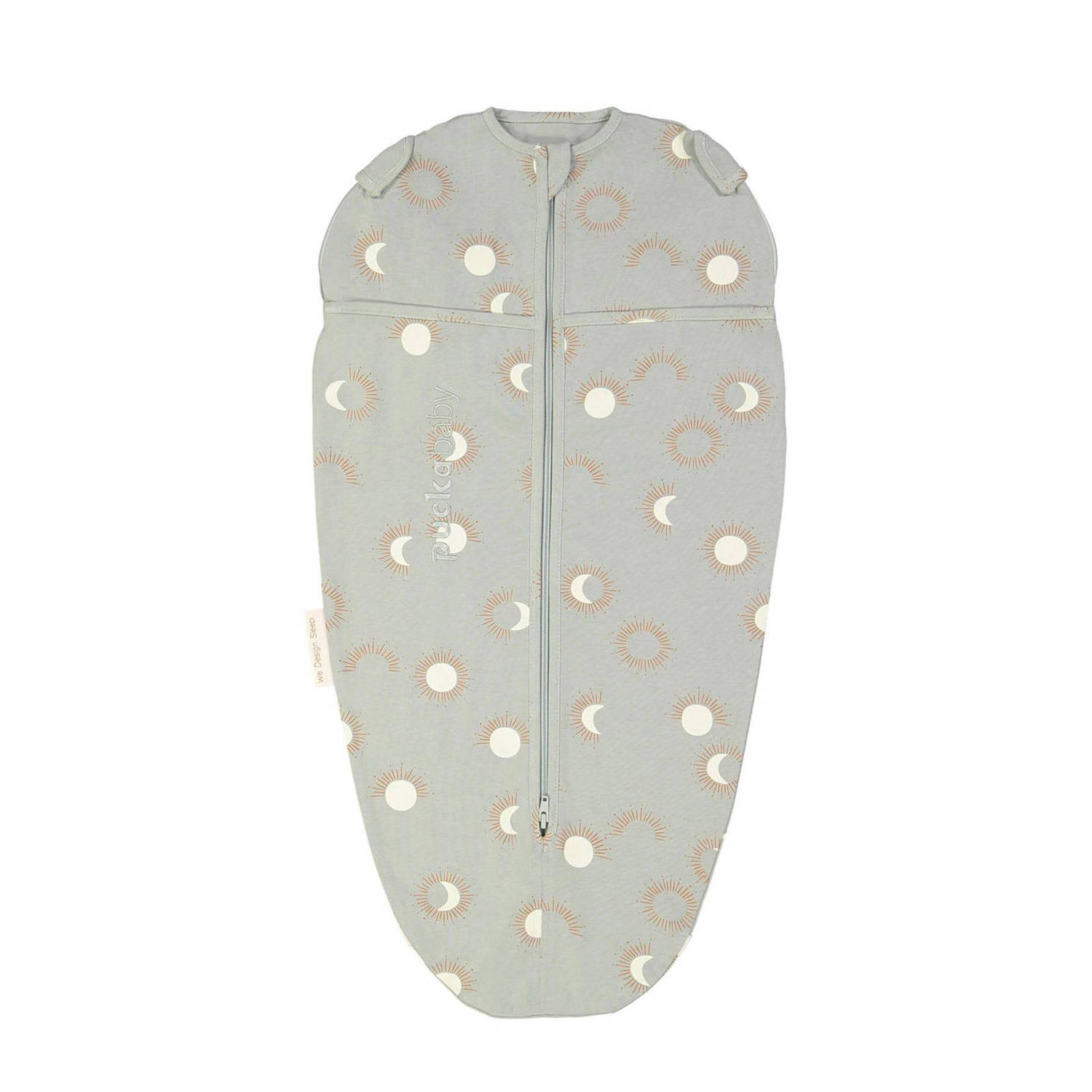 Puckababy The Original inbakerslaapzak 3-6 mnd Cotton Eclipse Clay Inbakerdoek Groen