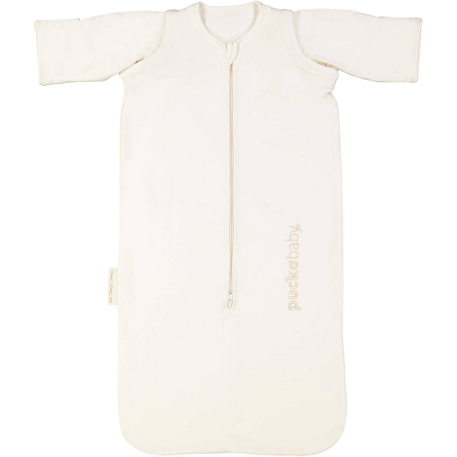Puckababy Bag baby slaapzak 0-6 mnd Pure Babyslaapzak Ecru Effen