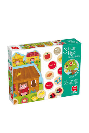  3 kleine biggetjes Memo & Lotto