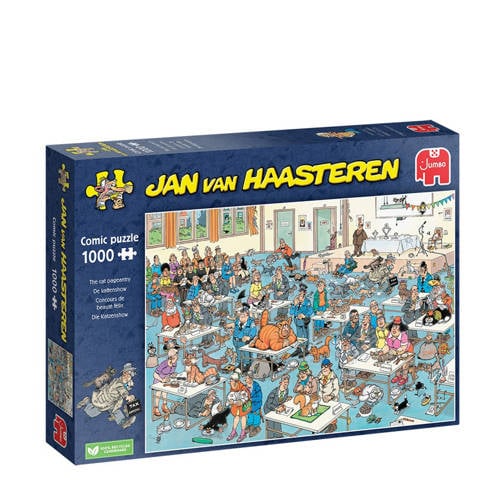 Wehkamp Jan van Haasteren De kattenshow legpuzzel 1000 stukjes aanbieding