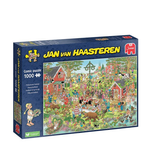 Wehkamp Jan van Haasteren Midzomer festival legpuzzel 1000 stukjes aanbieding