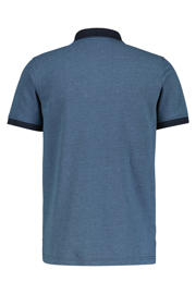 thumbnail: LERROS slim fit polo met logo blauw