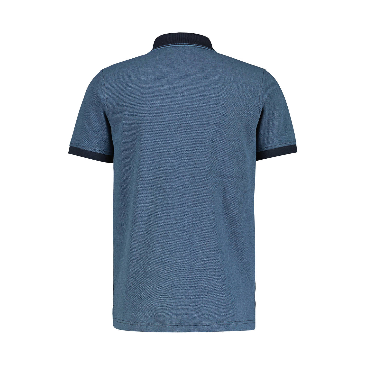 LERROS slim fit polo met logo blauw