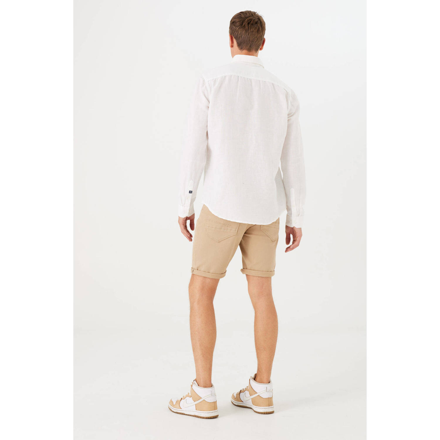 Garcia slim fit short Rocko hessian