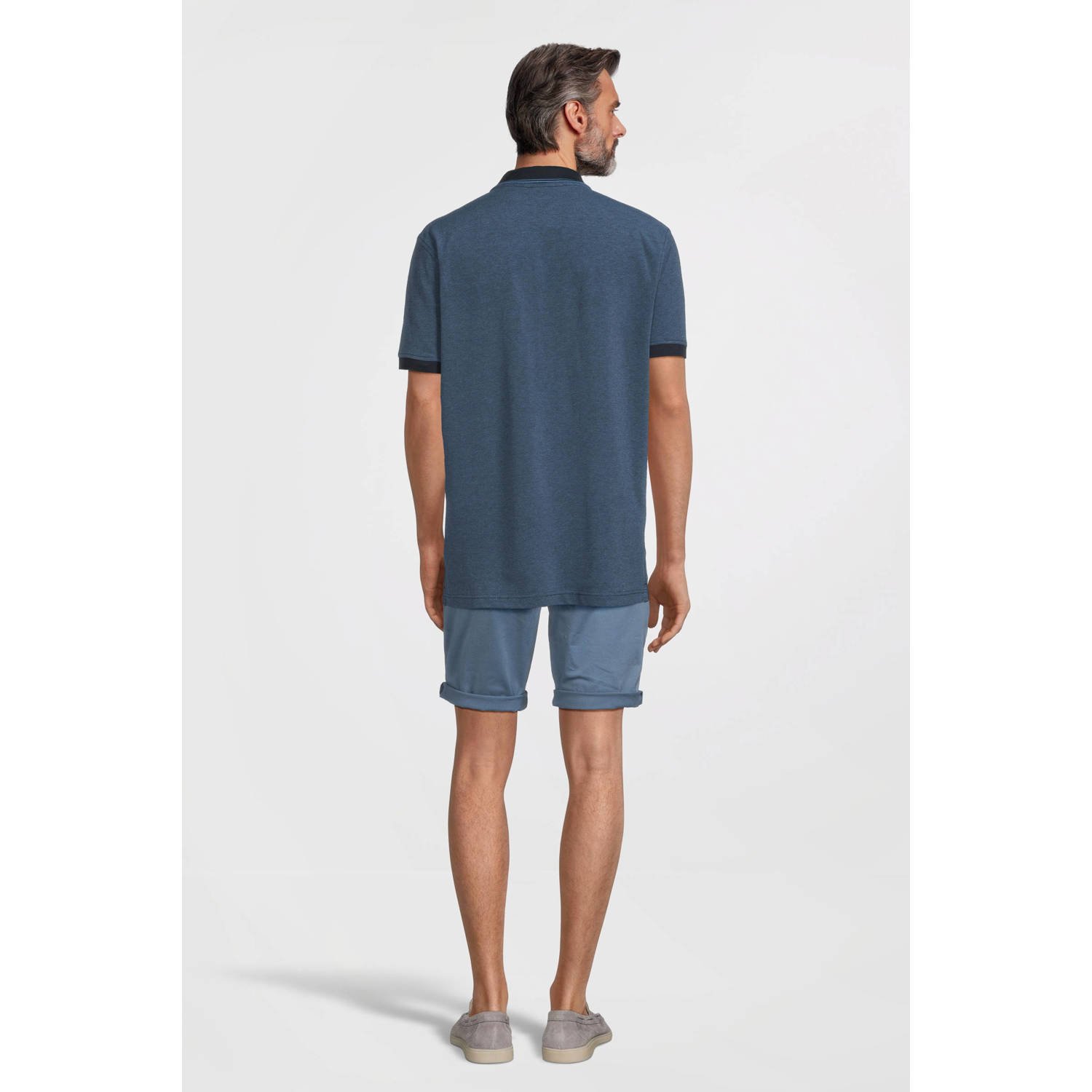 LERROS slim fit short blauw