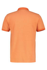 thumbnail: LERROS slim fit polo met logo oranje