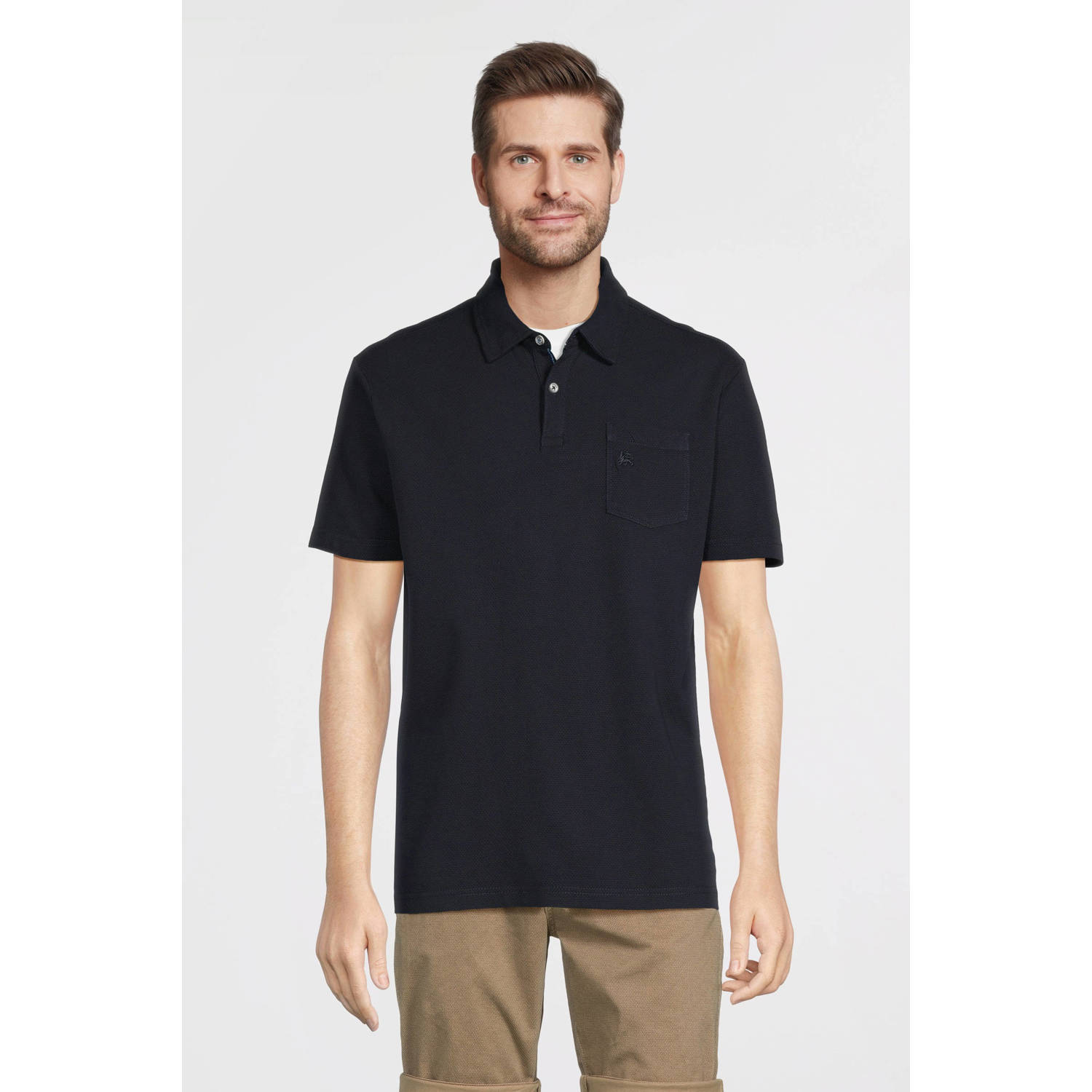 LERROS regular fit polo met logo classic navy