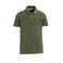 Anytime piqué polo khaki/oranje