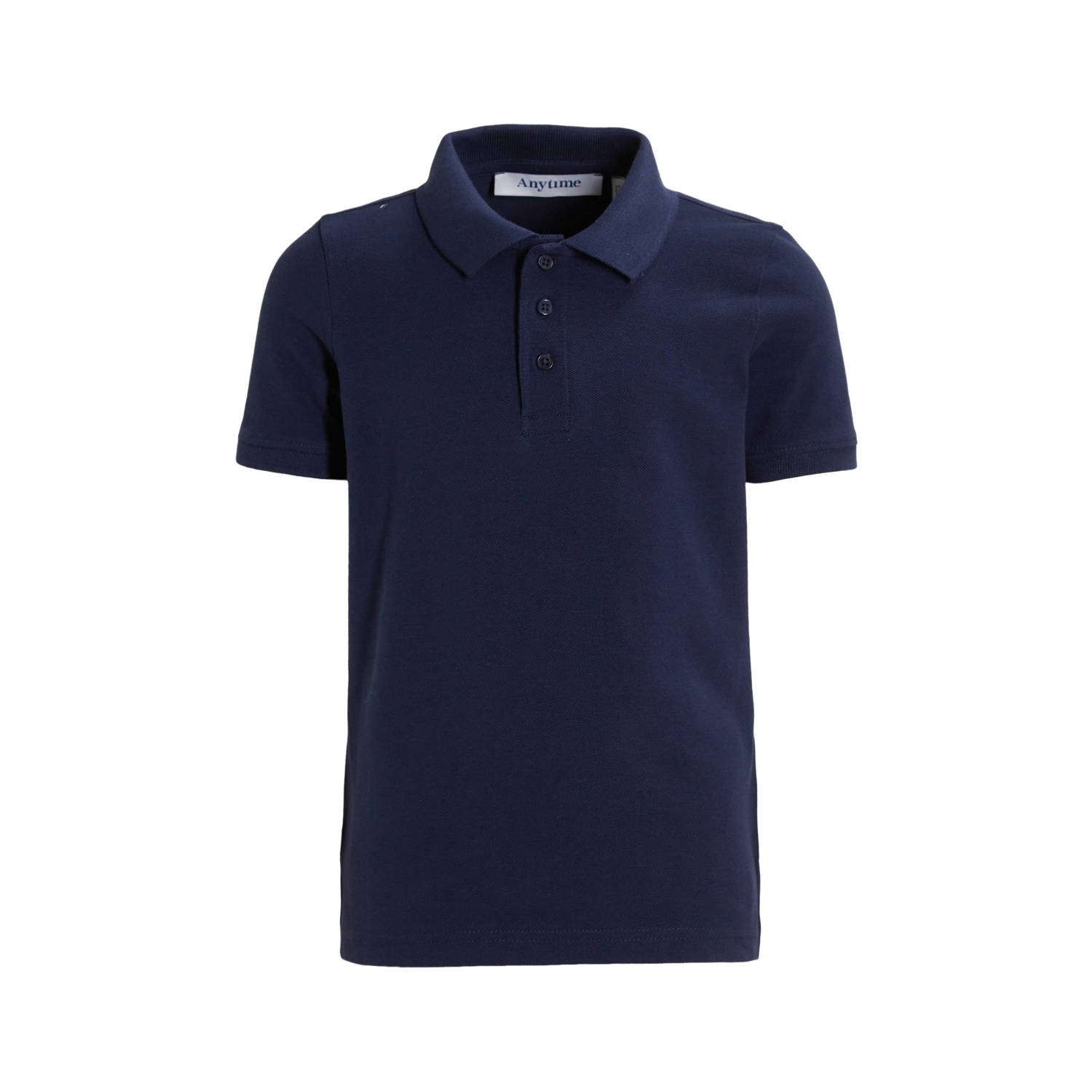 anytime piqué polo navy