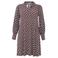 YOEK jurk Plus Size met print - bruin
