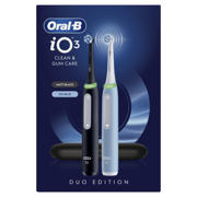 thumbnail: Oral-B iO  Series 3 Matt Black & Ice Blue elektrische tandenborstels - 2 stuks