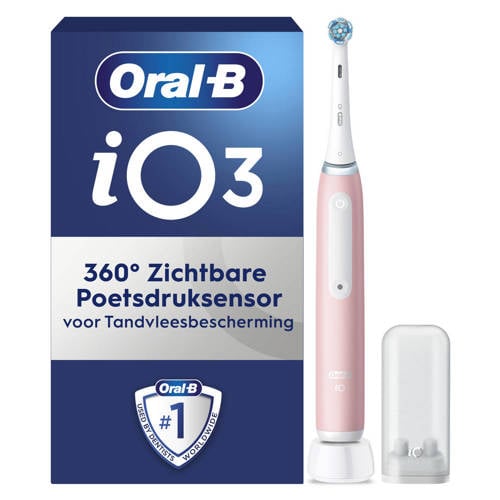 Wehkamp Oral-B iO Series 3 elektrische tandenborstel - Roze aanbieding