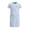 Anytime gestreepte jurk wit/blauw