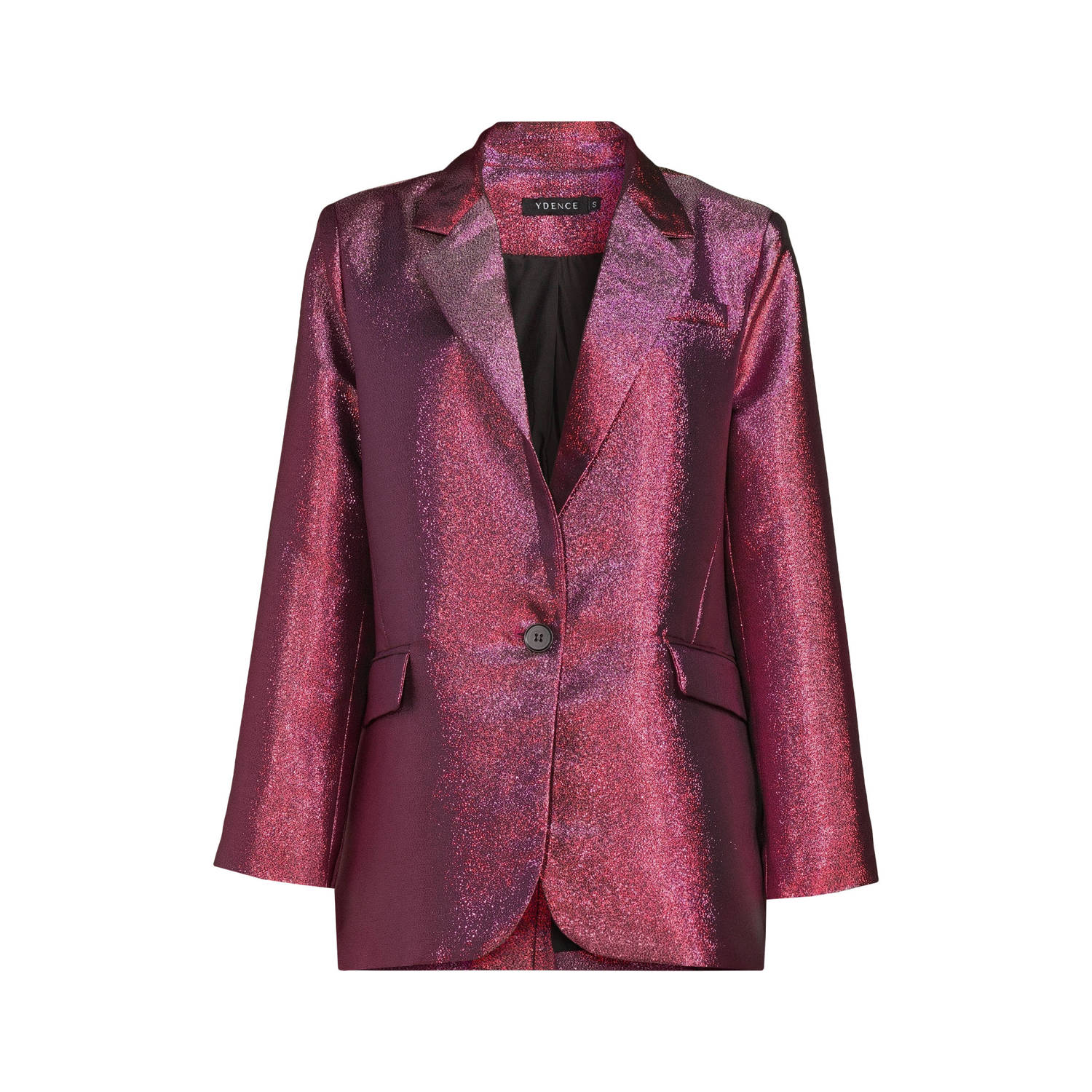 Ydence metallic oversized blazer Paige roze rood