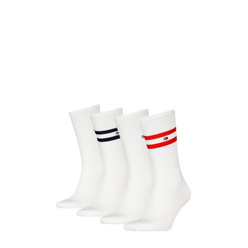 Tommy Hilfiger giftbox sokken - set van 4 wit