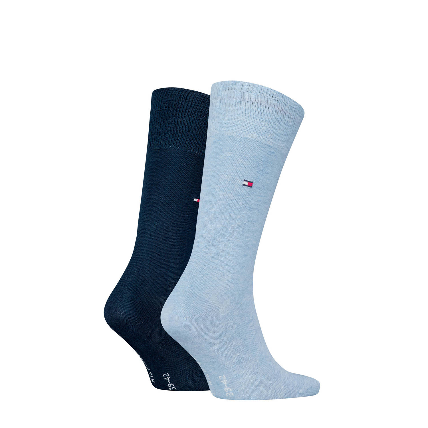 Tommy Hilfiger sokken set van 2 donkerblauw lichtblauw