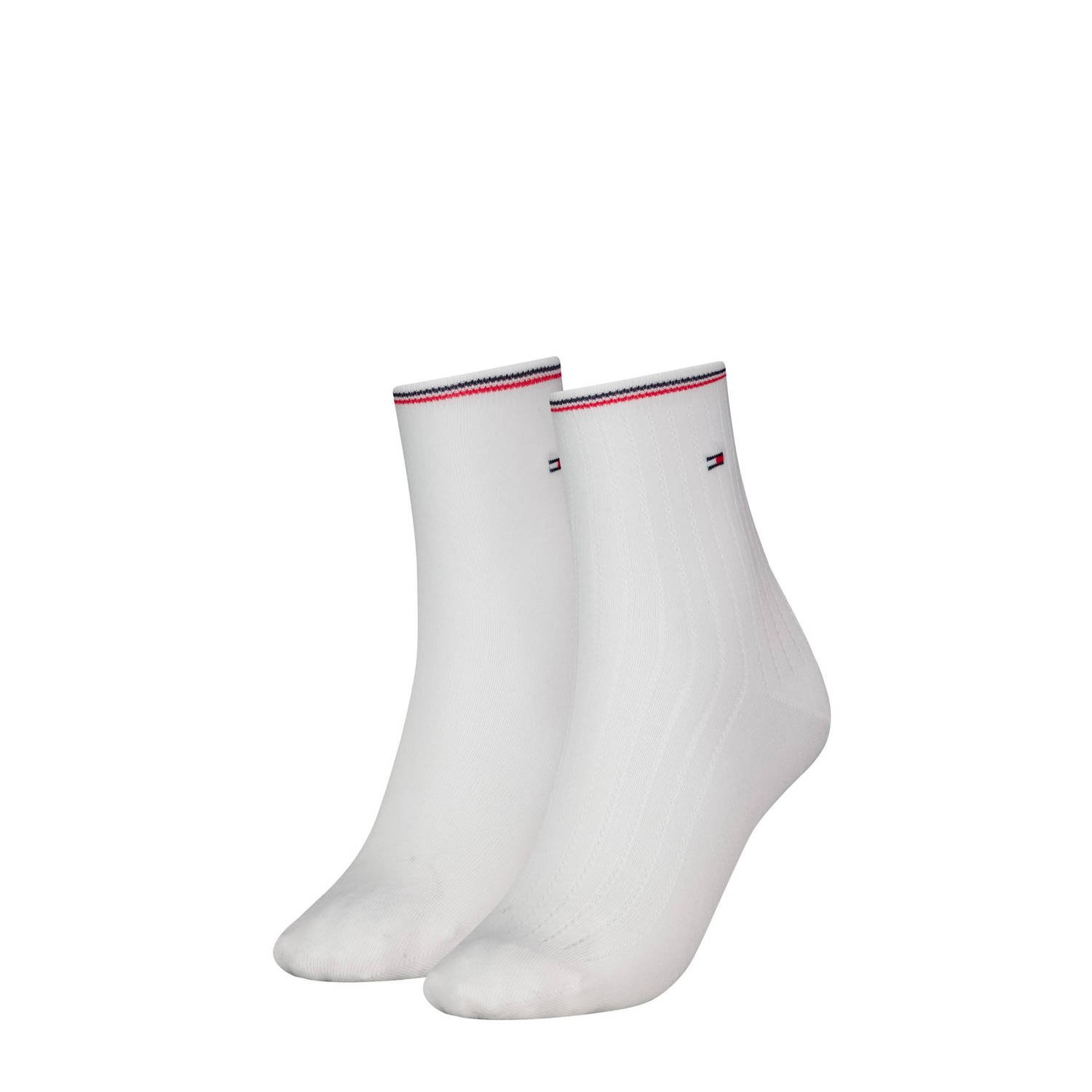 Tommy Hilfiger Korte sokken WOMEN SHORT SOCK OPENWORK GLOBAL STRIPE