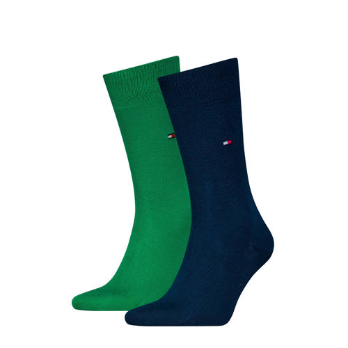 Tommy Hilfiger sokken - set van 2 donkerblauw/groen