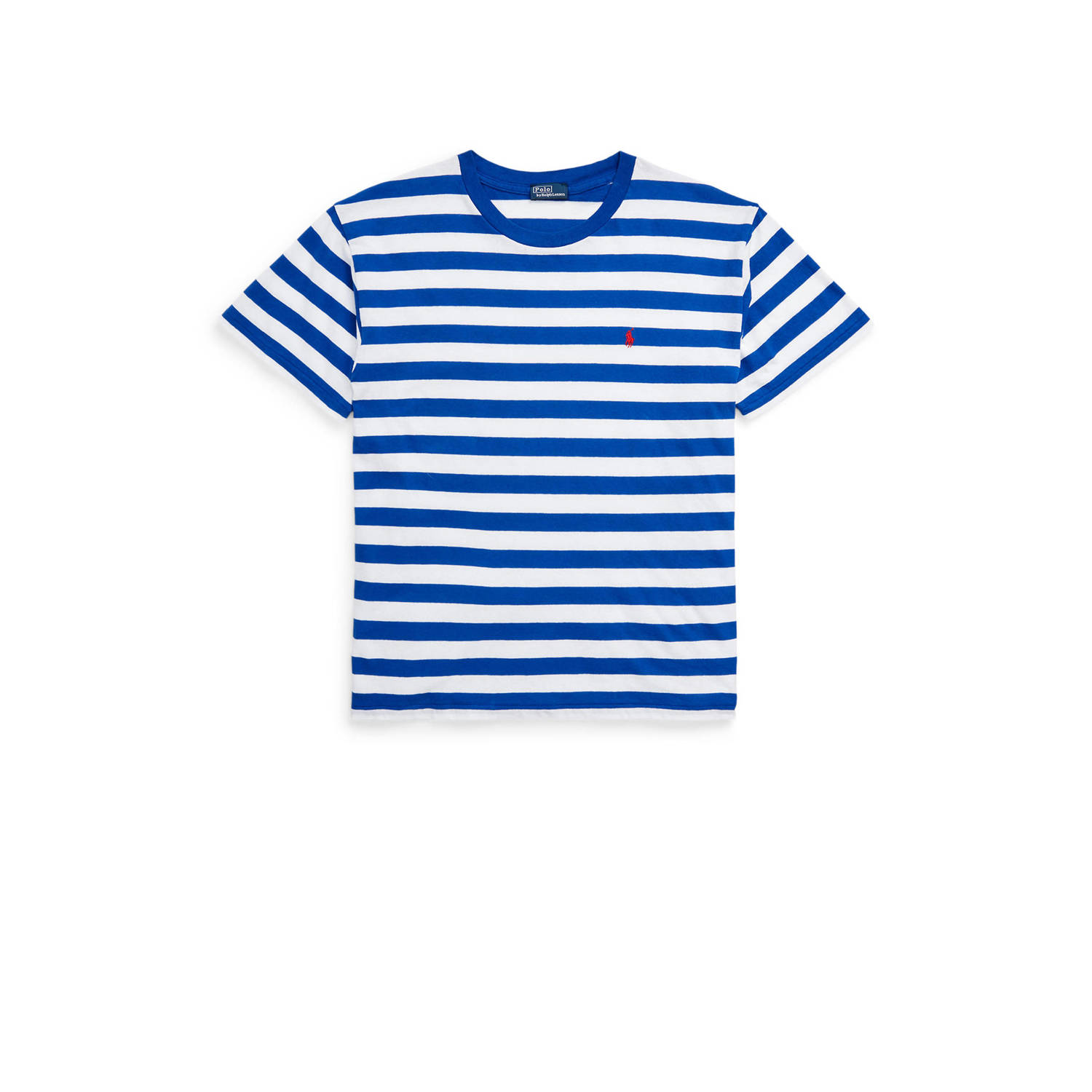 Polo Ralph Lauren Blauwe Crewneck T-shirts en Polos met Handtekening Pony Blue Dames