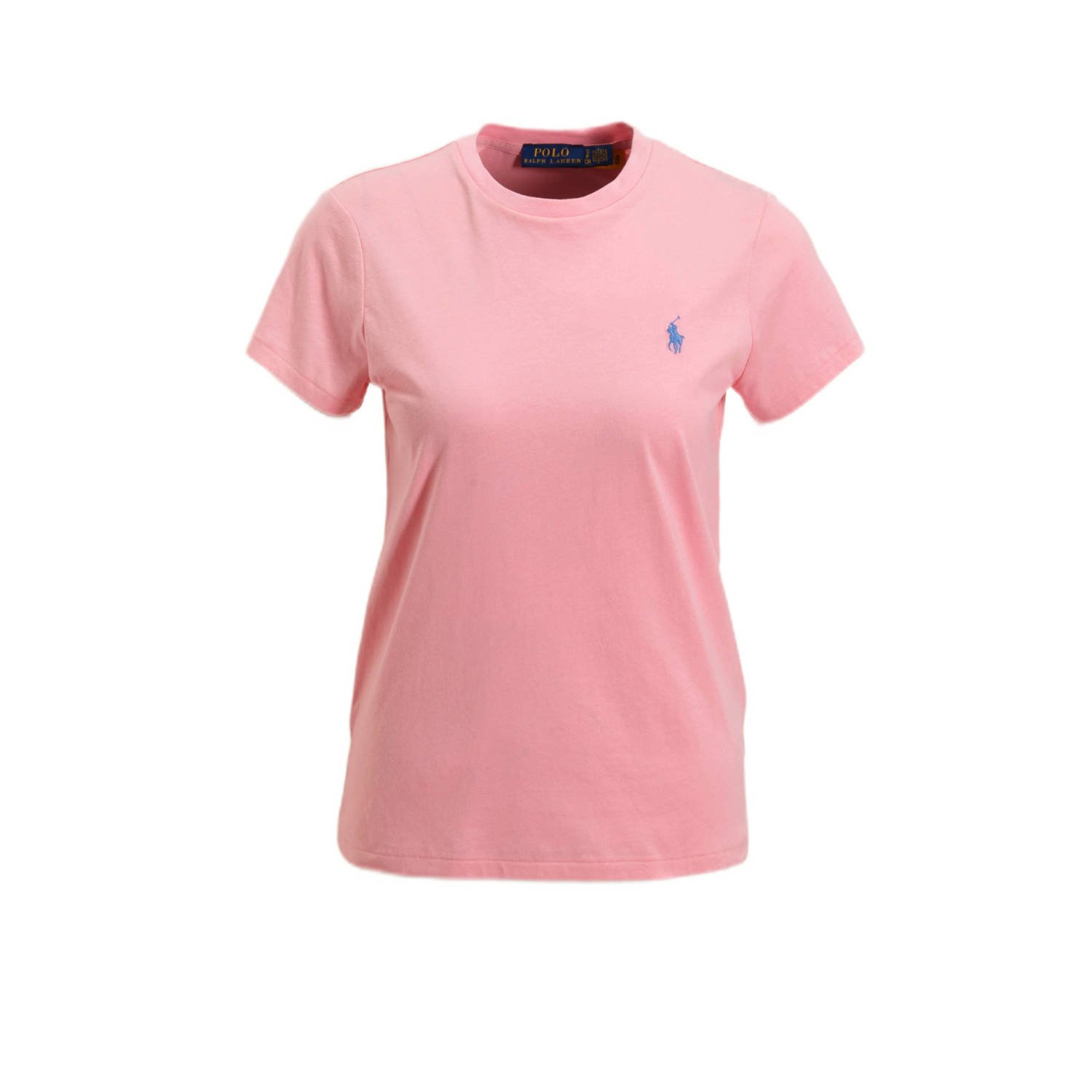 Ralph Lauren Dames Roze Polo T-Shirt met Iconisch Logo Pink Dames