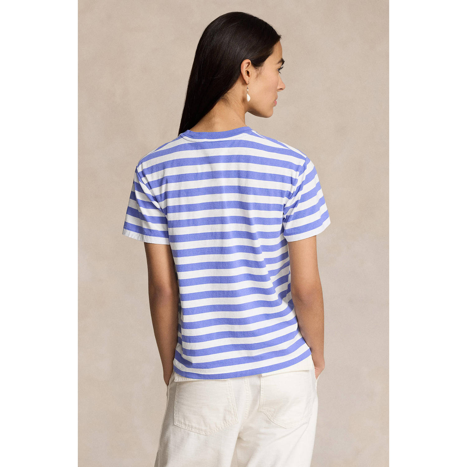 POLO Ralph Lauren gestreept T-shirt blauw wit